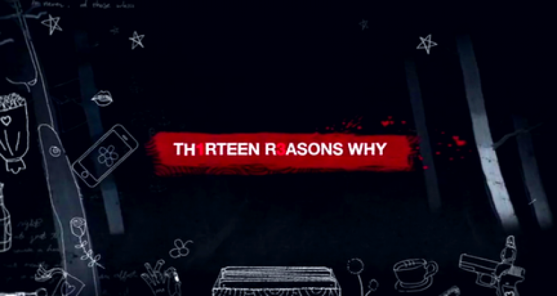 Screenshot of 13 Reasons Why title sequence