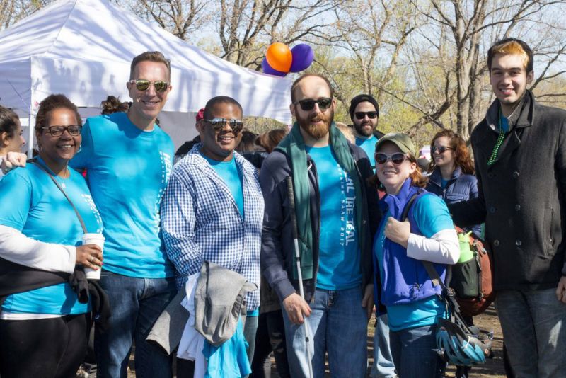 Group of participants at 2017 Walk for Change